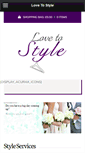 Mobile Screenshot of lovetostyle.com